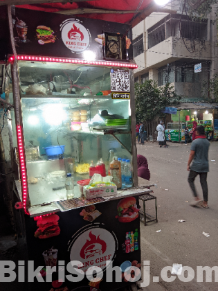 Food Cart for Sale with Full Accessories